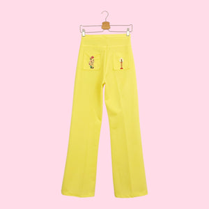 70S YELLOW EMBROIDERED BELLBOTTOMS (26)