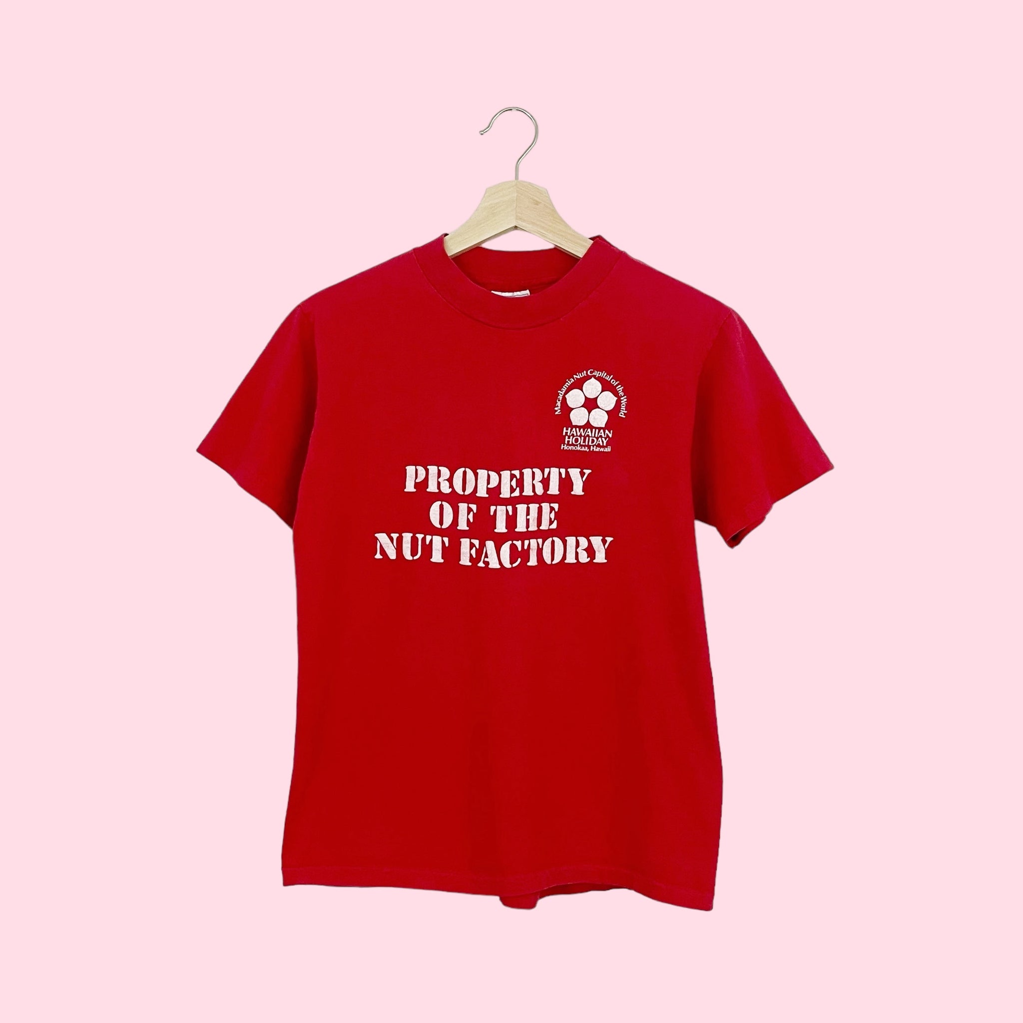 80S PROPERTY OF THE NUT FACTORY T-SHIRT (M)