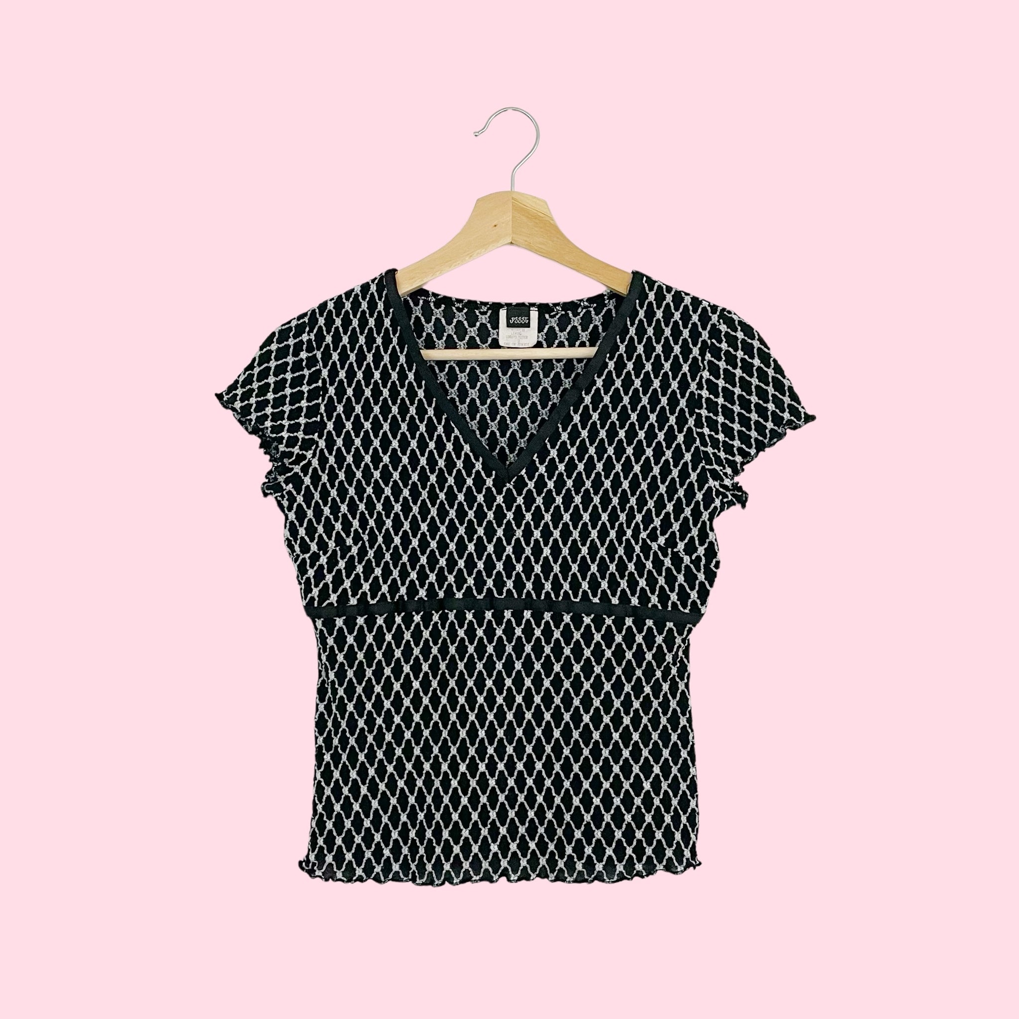 BLACK DIAMOND MESH TOP (S)