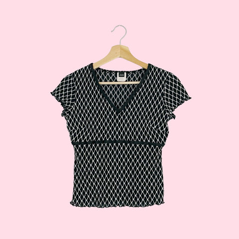 BLACK DIAMOND MESH TOP (S)