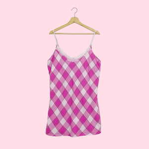 VICTORIA'S SECRET PLAID COTTON DRESS (XL)