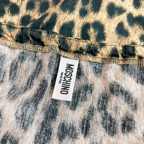 MOSCHINO MARE LEOPARD TOP (M/L)