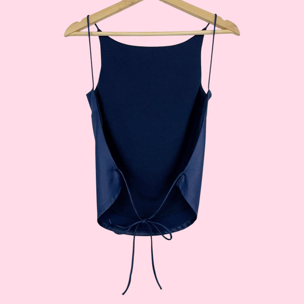NAVY BLUE BACKLESS TANK (S/M)