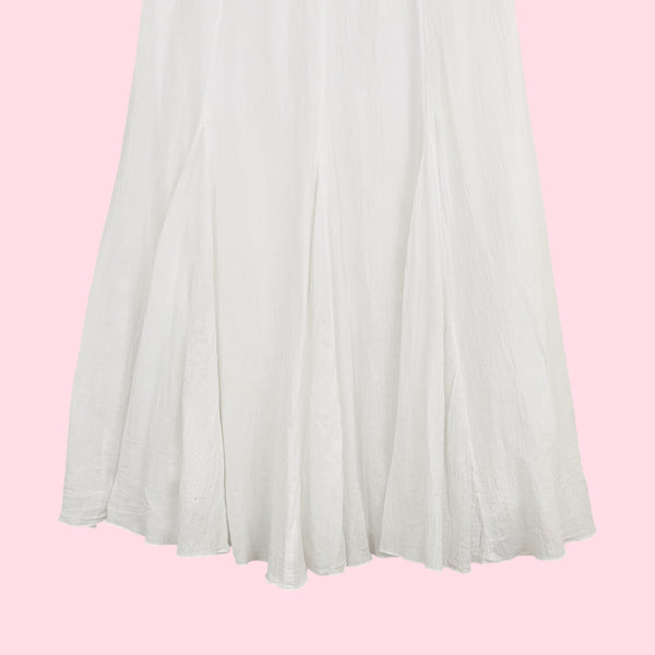 White Cotton Maxi Skirt (12)