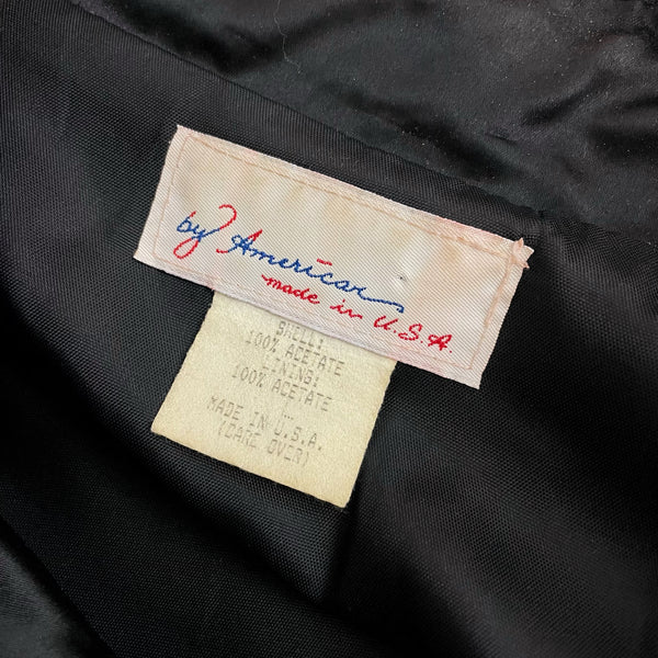 90S SHOWBOAT LAS VEGAS EMBROIDERED SATIN JACKET (L)