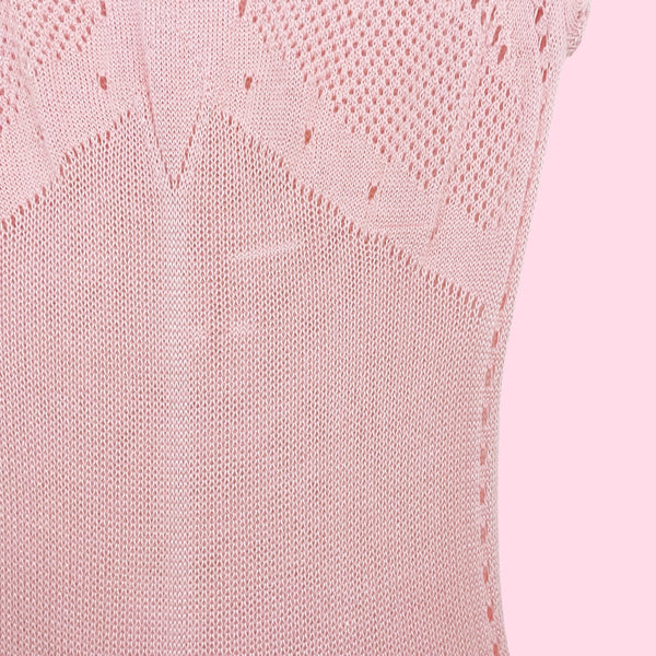 VICTORIA'S SECRET PINK KNIT MIDI DRESS (XS)