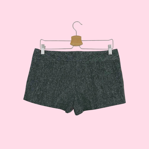 GRAY LOW RISE SHORTS (M)