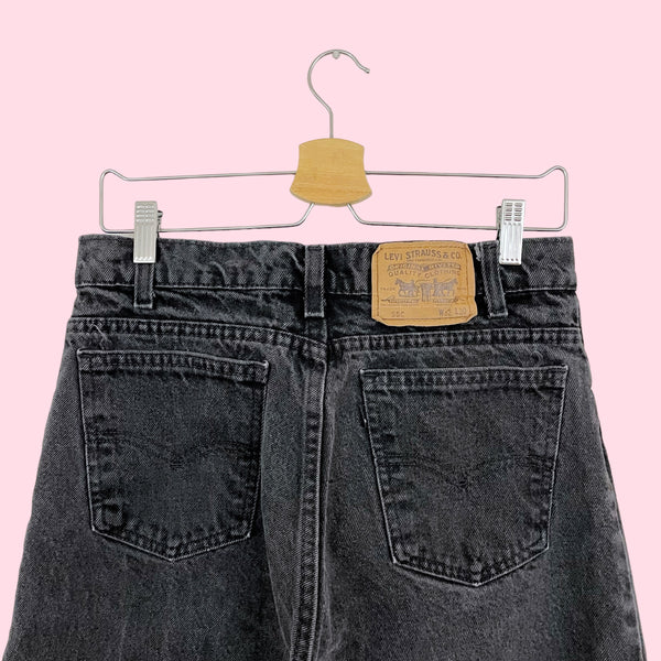 VINTAGE LEVI'S 550 BLACK JEANS (30)