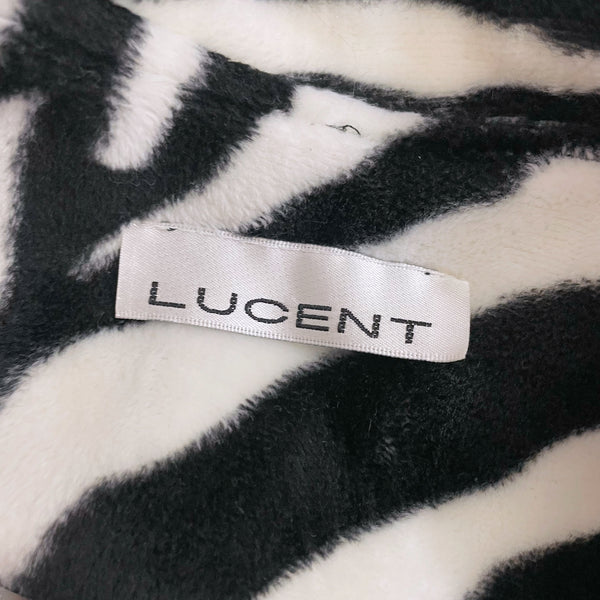 ZEBRA FAUX FUR JACKET (S/M)