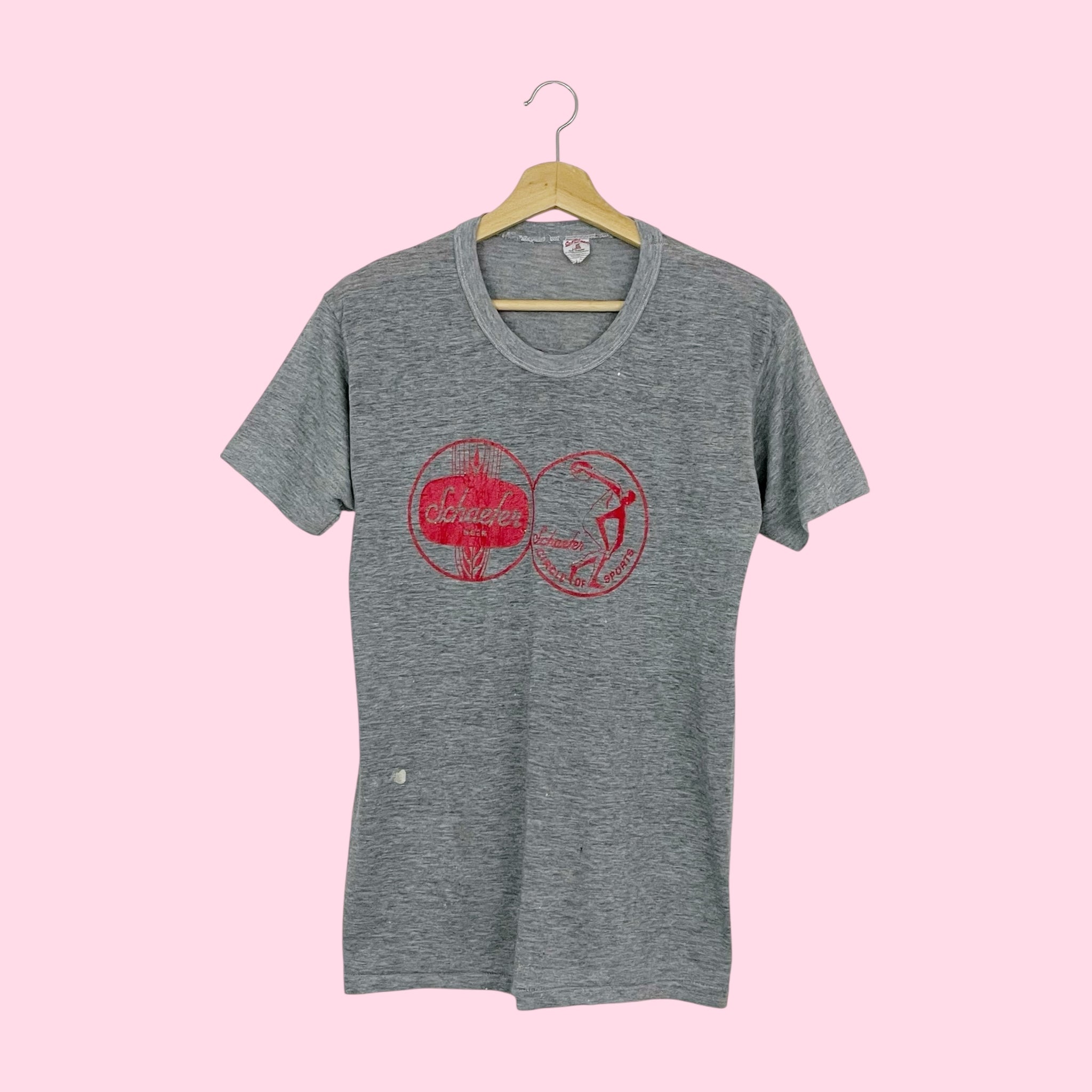 80S SCHAEFER BEER T-SHIRT (M)