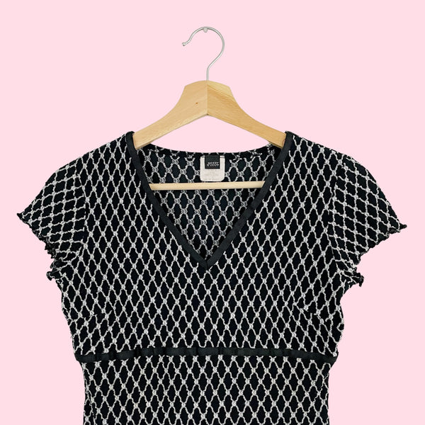 BLACK DIAMOND MESH TOP (S)