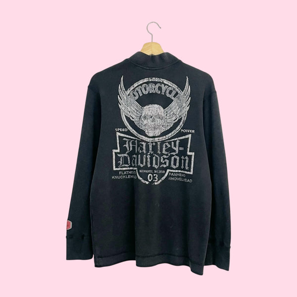 HARLEY DAVIDSON 1/4 ZIP THERMAL (M)