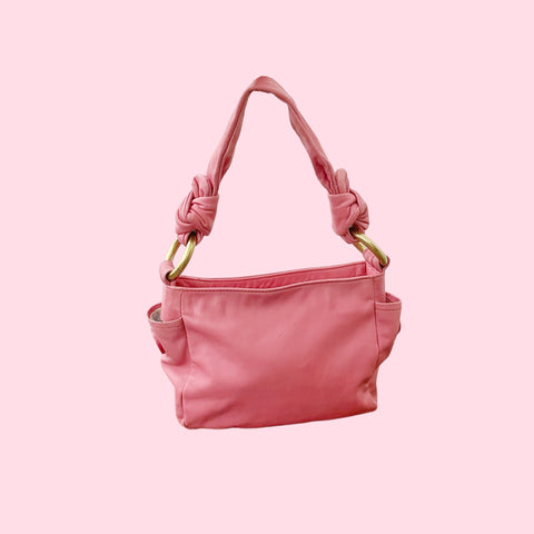 COACH PINK LEATHER MINI PURSE