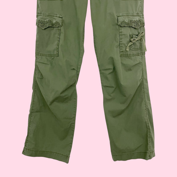 OLIVE GREEN CARGO PANTS (8)