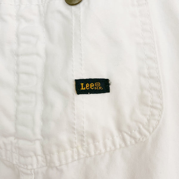 VINTAGE LEE WHITE OVERALLS (S/M)