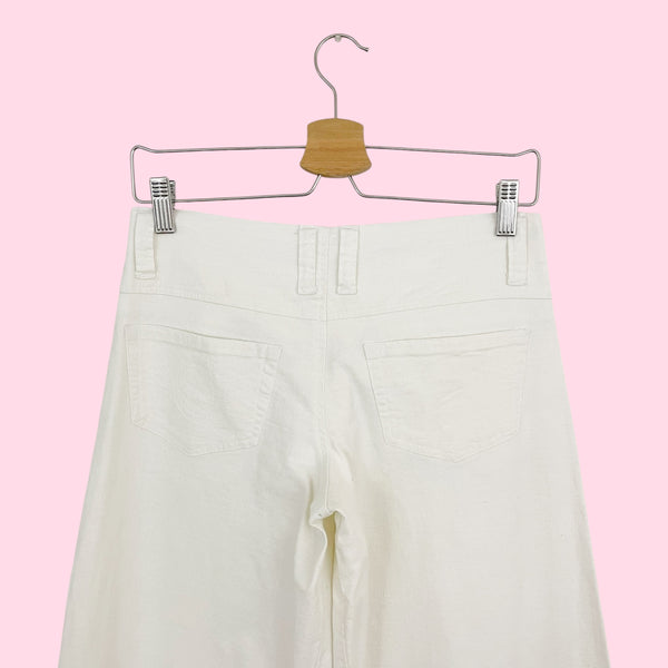 Y2K LOW RISE WHITE WIDE LEG PANTS (5)