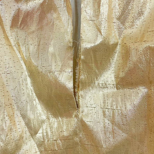 80S LORALIE GOLD STRAPLESS PARTY DRESS (6)