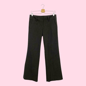BROWN + BLUE PINSTRIPE OFFICE SIREN PANTS (4)
