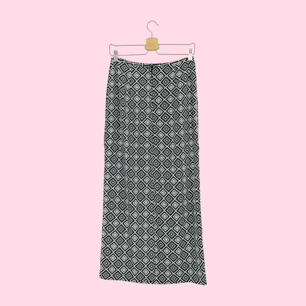 GEOMETRIC PRINT MAXI SKIRT (27)