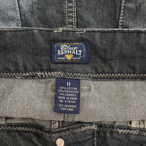 Y2K Denim Bubble Mini Skirt (10)