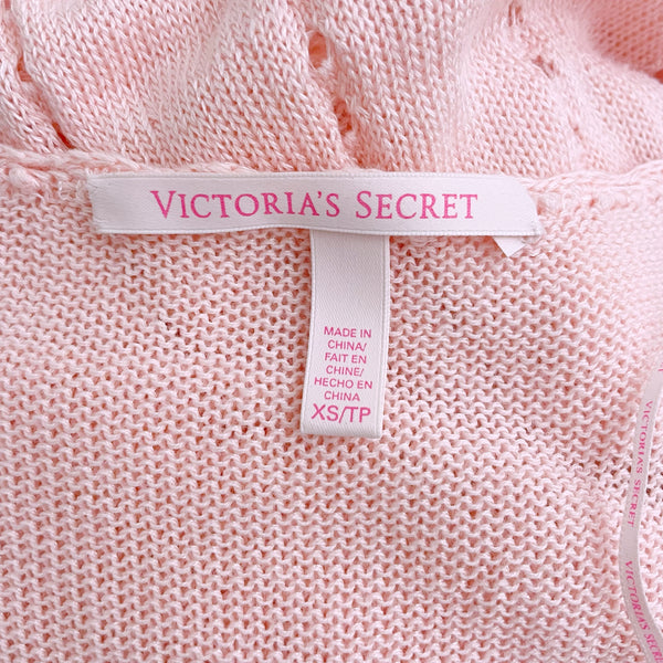 VICTORIA'S SECRET PINK KNIT MIDI DRESS (XS)