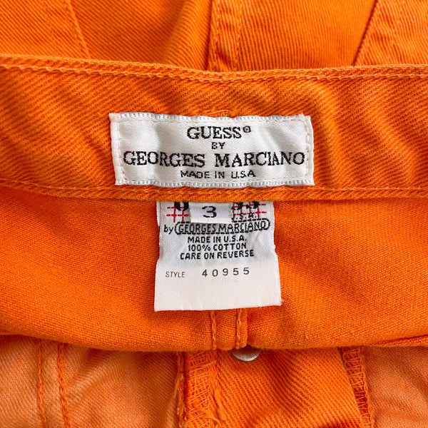 GUESS JEANS ORANGE JORTS (30)