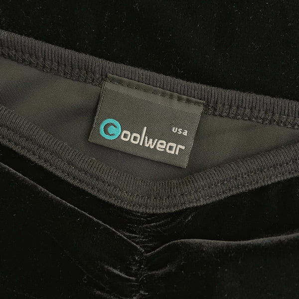 BLACK VELVET TUBE TOP (M)