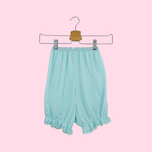 60S AQUA NYLON BLOOMERS (XS)