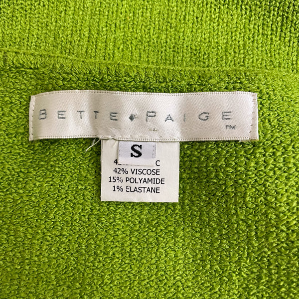GREEN KNIT PERFORATED TANK (S)