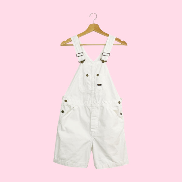 VINTAGE LEE WHITE OVERALLS (S/M)