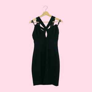 90S NICOLE MILLER INDECENT PROPOSAL CUT OUT DRESS (4/6)