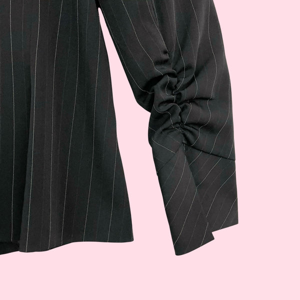 Y2K Black Pinstripe Blazer (14)