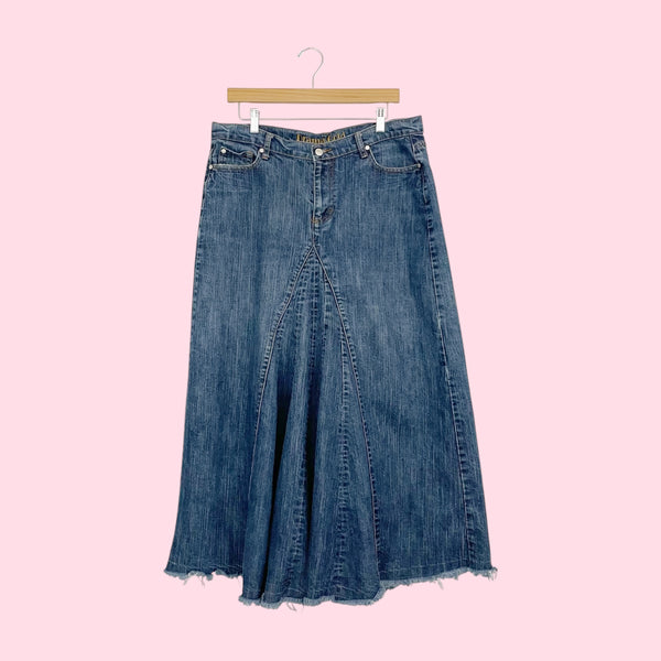 Y2K Denim Paneled Maxi Skirt (16)