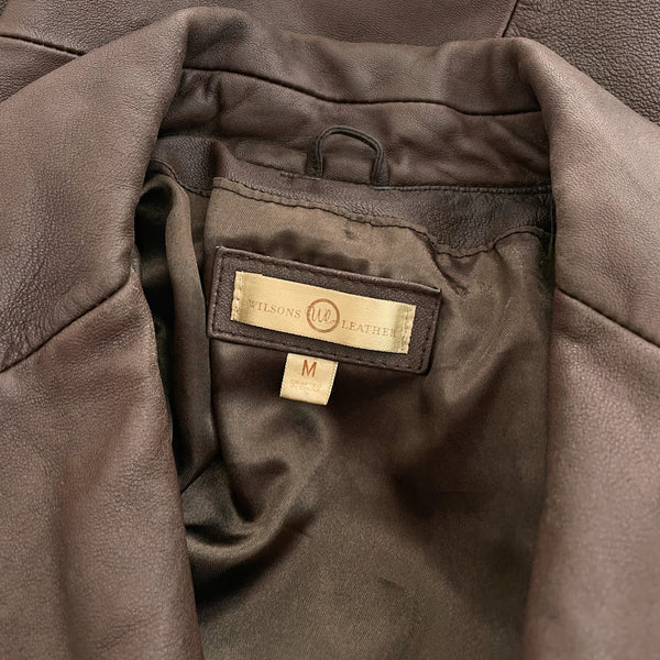 Wilson’s Brown Leather Blazer (S/M)