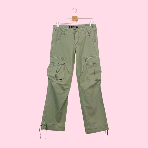 PLUGG GREEN CARGO PANTS (9)