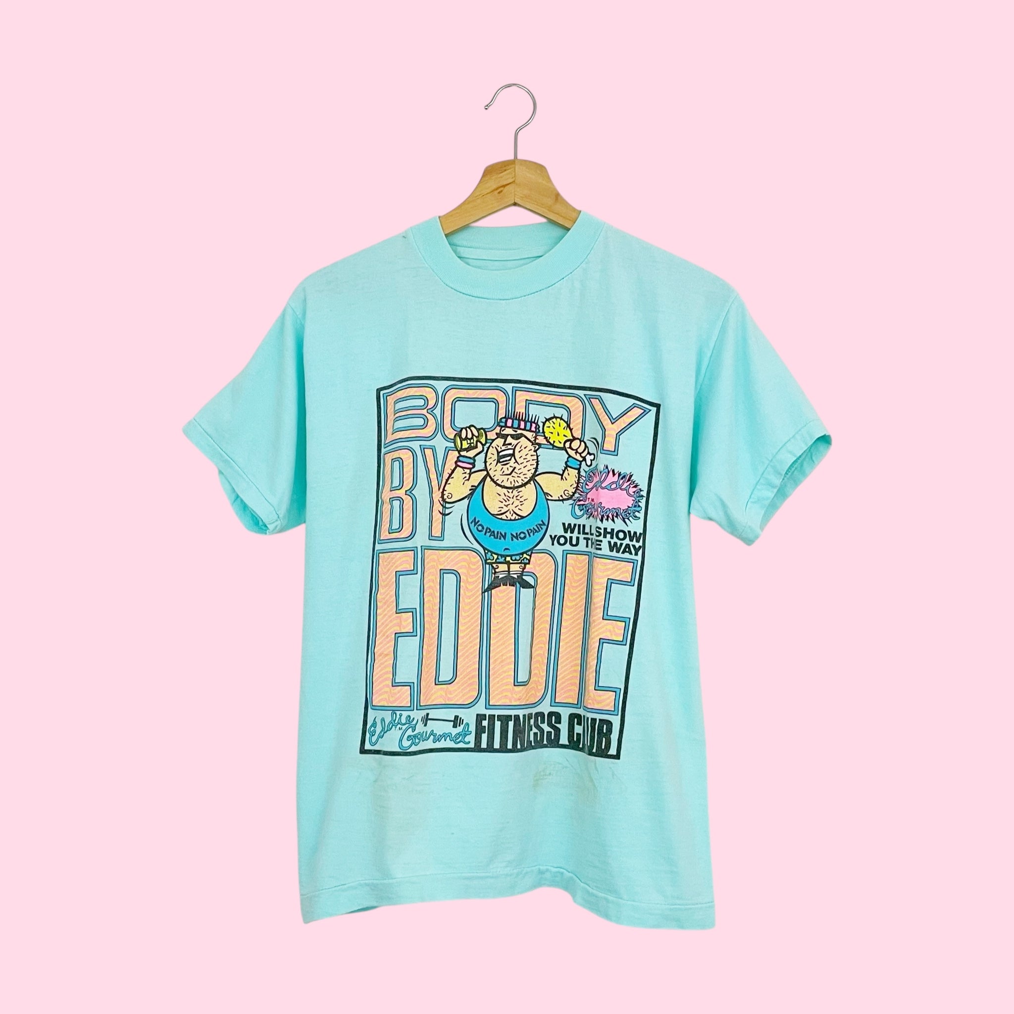 BODY BY EDDIE FITNESS CLUB T-SHIRT (S/M)