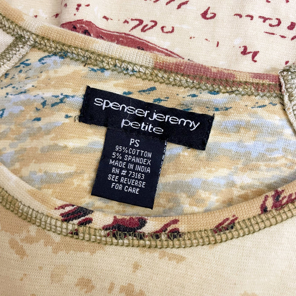 Y2K CHOCOLAT BISCUITS RHINESTONE T SHIRT (S)