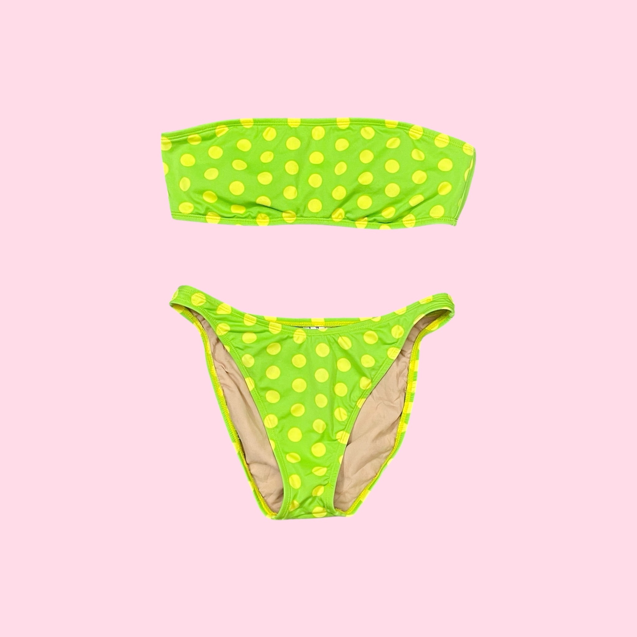 RAMPAGE NEON POLKA DOT BIKINI (L)