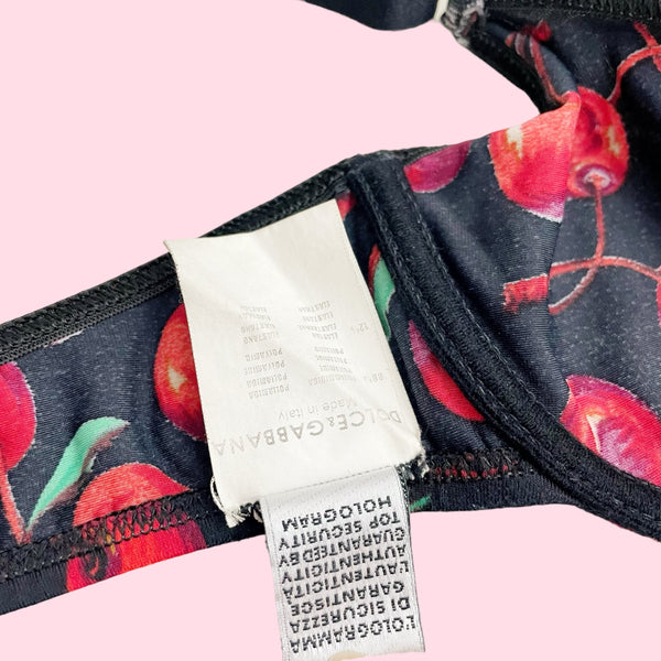 D&G CHERRY PRINT BRA (32A)