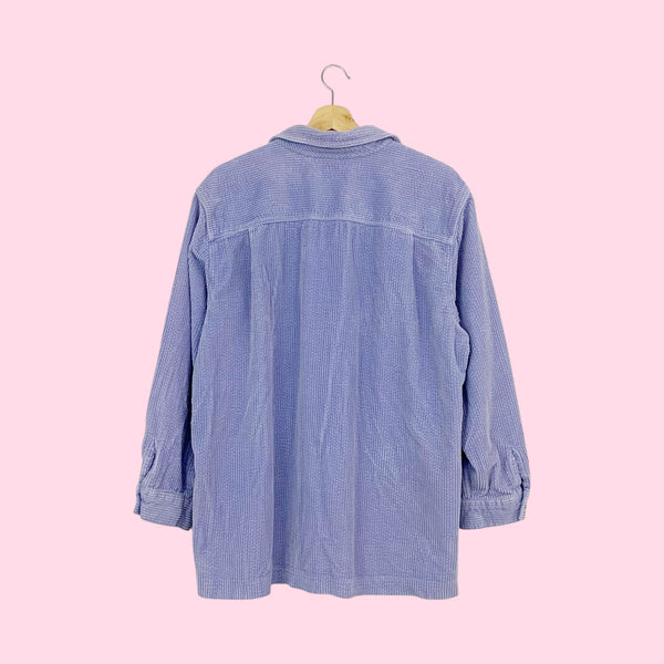 LL BEAN LAVENDER CORDUROY SHIRT (1X)