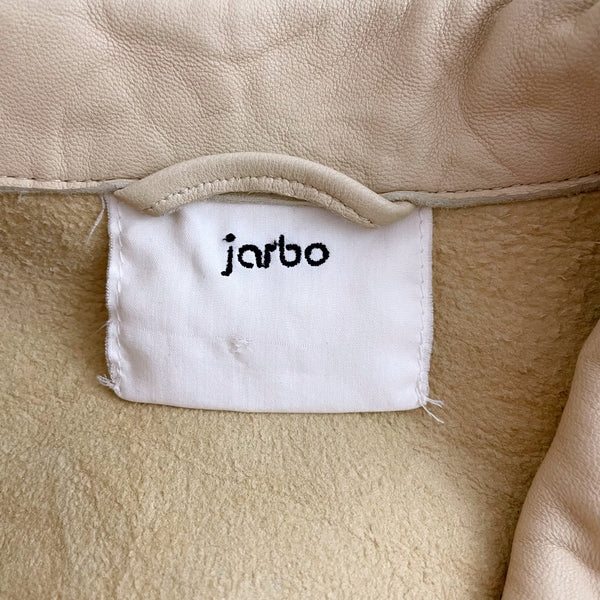 JARBO TAN FRINGE LEATHER JACKET (S)