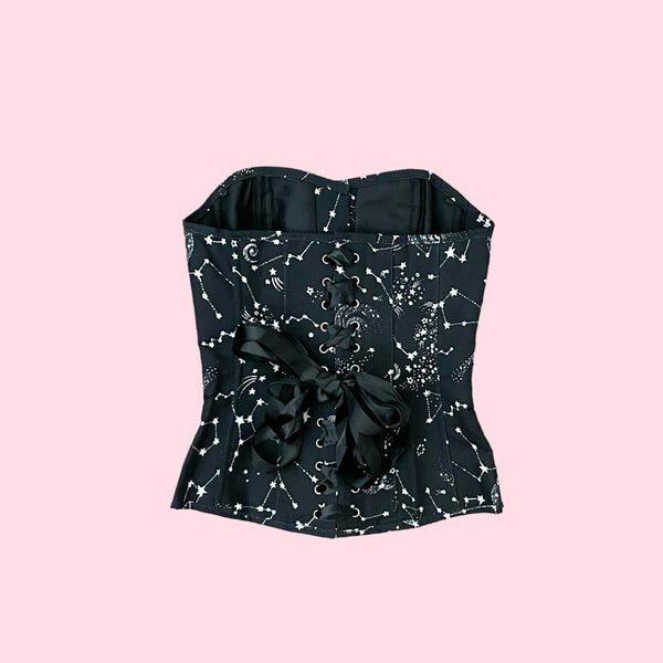 ASTRONOMY BLACK OVERBUST CORSET (4)