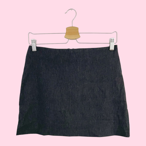 DARK GRAY MINI SKIRT (27)