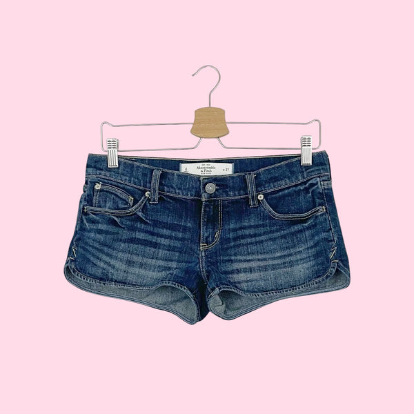 ABERCROMBIE LOW RISE MICRO MINI SHORTS (4)