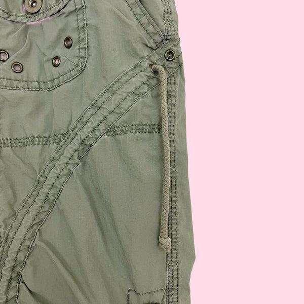 Y2K Green Utility Shorts (18)