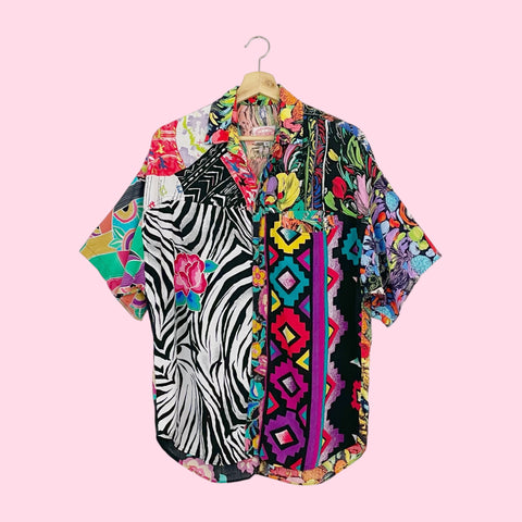 JAM'S WORLD MIXED PRINT SHIRT (S)