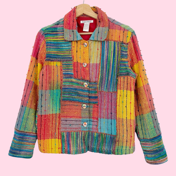 RAINBOW PATCHWORK JACKET (S)