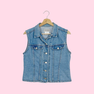 90S DENIM VEST (M)