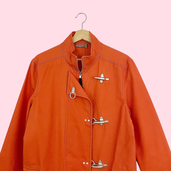 ORANGE FIREMAN CLASP JACKET (L/XL)