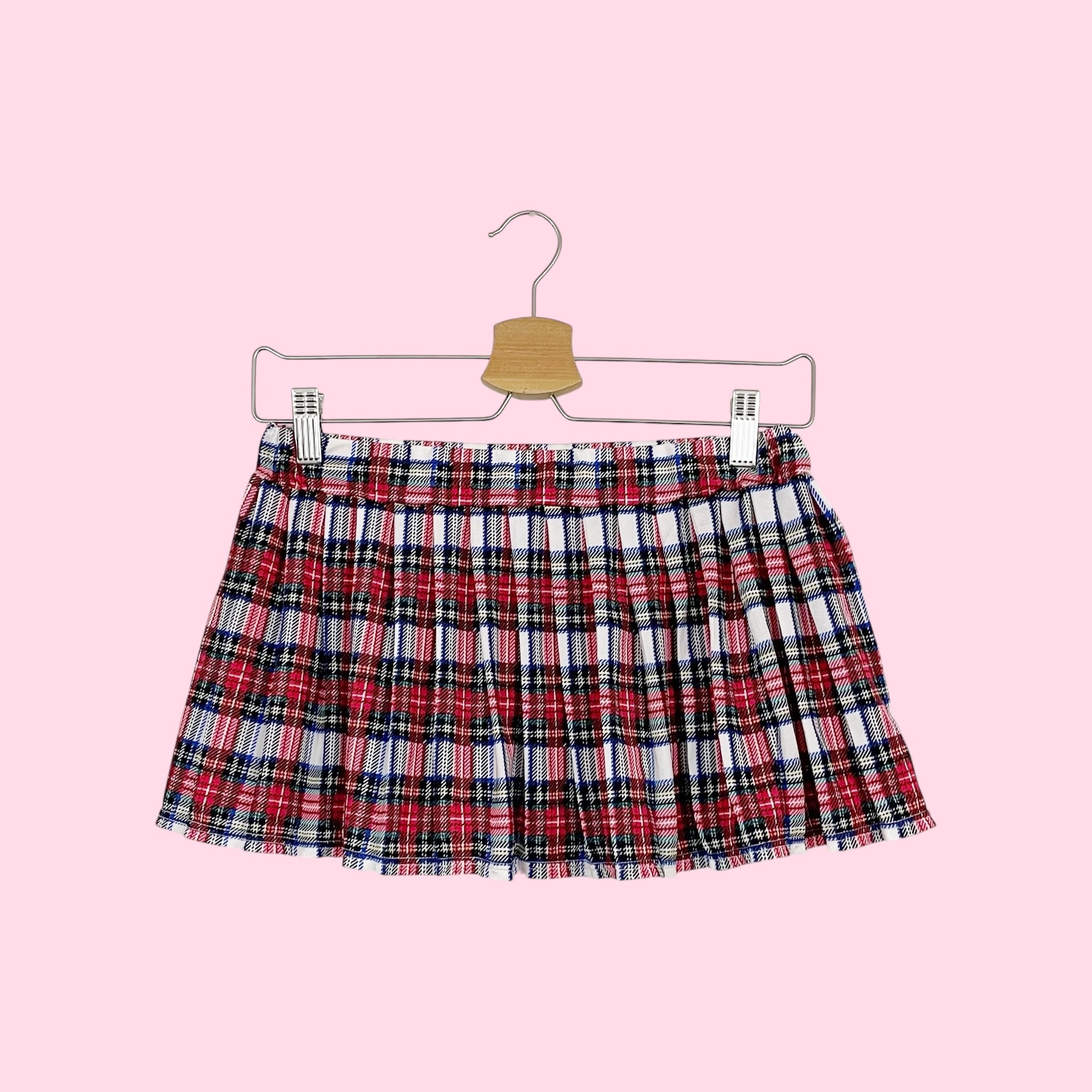 FREDERICK'S PLAID MICRO MINI SKIRT (S)